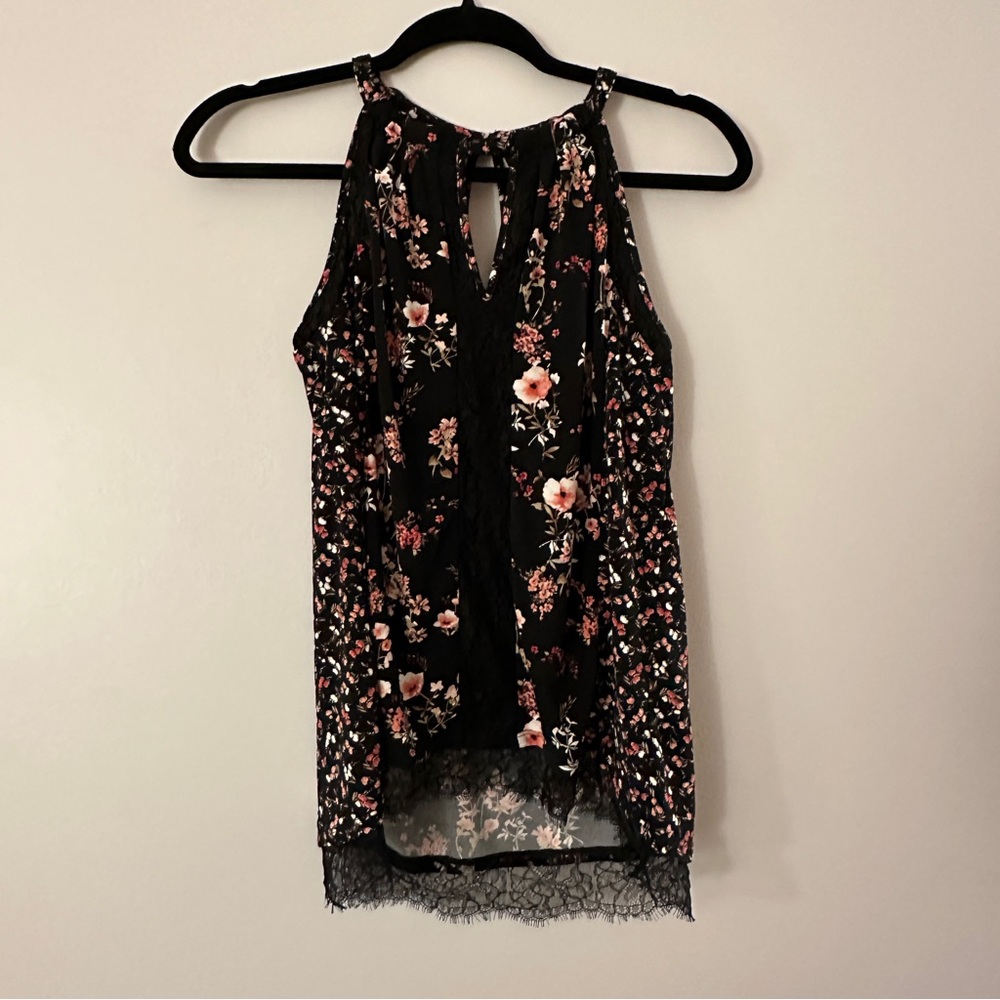 NWOT White House Black Market floral cami in XS